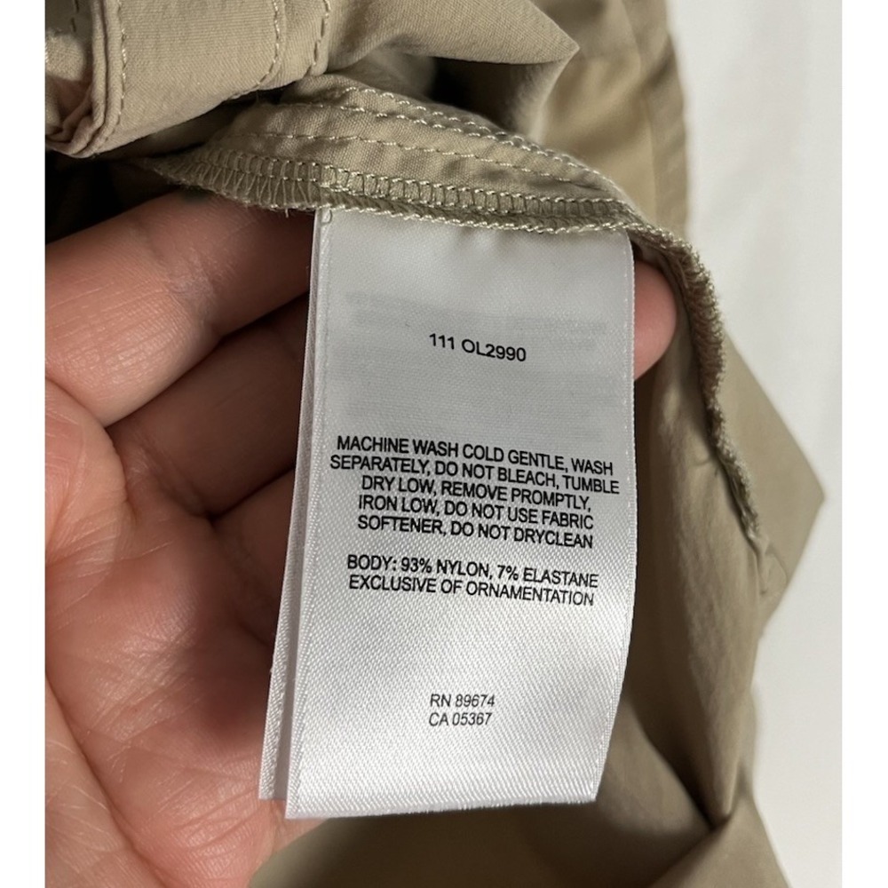 Mountain‎ Hardwear Women's Button Up Shirt Size 8 Tan Water Resistant - Picture 10 of 10